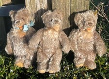 3 OLD STEIFF BEARS c.1950s
