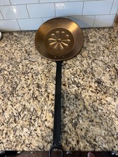 Vintage Copper Hearth Pan Long