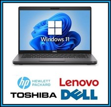 Cheap Laptop Windows 11 Intel i3/i5 8GB RAM SSD WiFi Webcam UK Charger