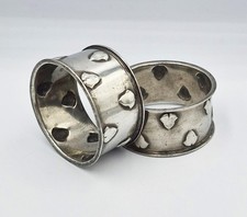 ART NOUVEAU PEWTER NAPKIN