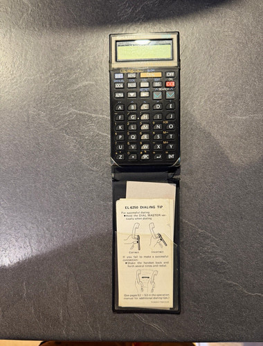 Sharp 6250 dial master - el-6250,