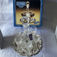 H.Samuel Crystal Sherry Set On