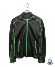 Y-3 Leather-trimmed zip-up