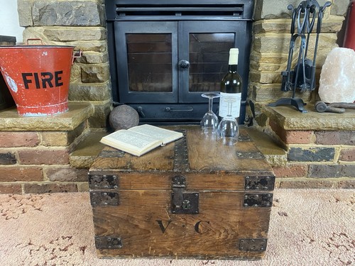 Old antique pine chest - antique,