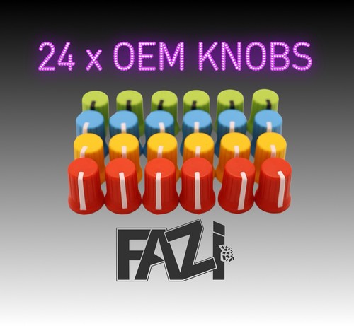 Mix color oem knobs dj - 24,