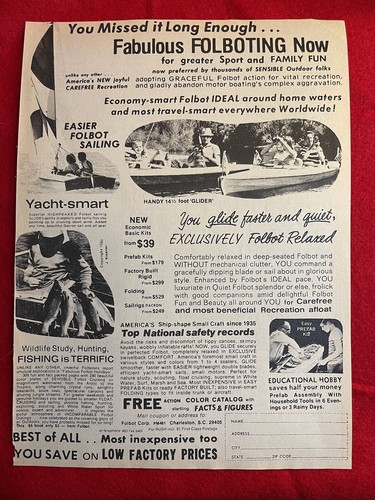 Vintage 1981 folbot boat - 1981,