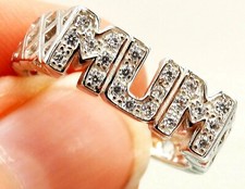 silver mum ring size q 925 sterling silver new other sizes available 3.2g boxed