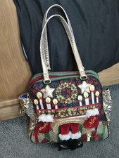 Irregular Choice Christmas Bag Santas Stuck Chimney Handbag
