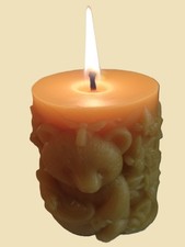 100% Natural Beeswax Candle in