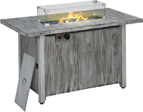 Propane gas fire - gas,