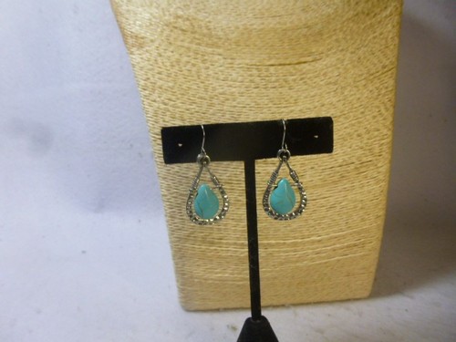 Turquoise and silver native - silver,