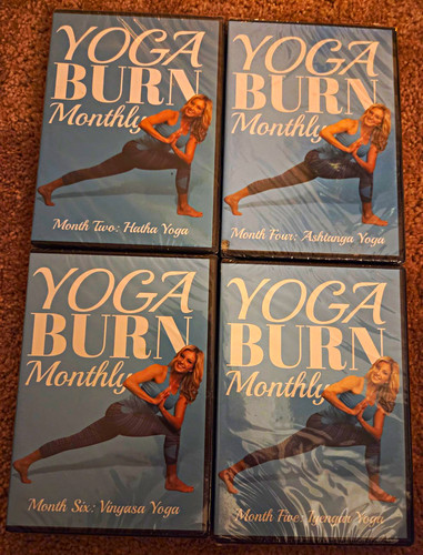 Yoga burn monthly dvd - yoga,