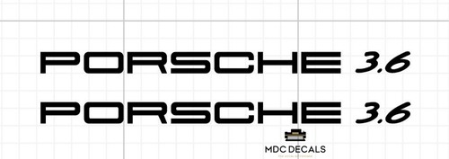 Porsche 6 decal - **, decal/stickers