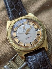 Vintage 1971 Tissot PR516 Electronic Gold Plated Watch, Serviced March 2025