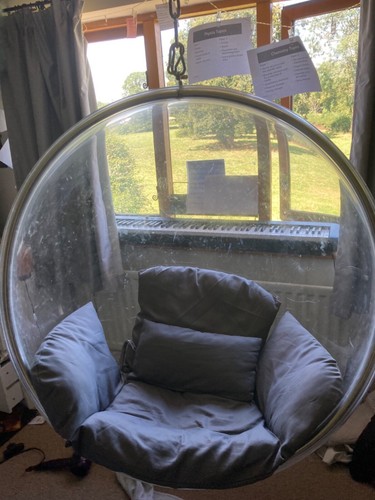 Hanging perspex bubble chair - bubble,