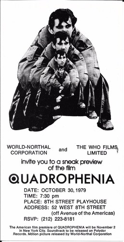 The who quadrophenia movie - the,