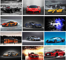 Fast Supercar Posters Racing High Speed Sports Car Wall Art Prints & Decoration