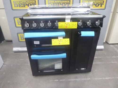 Smeg range cooker - range, black