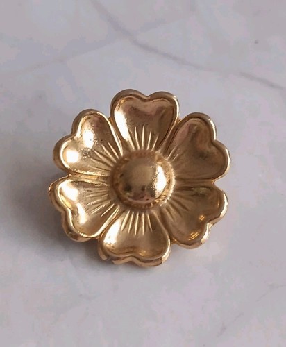 Vintage gold tone petal - gold,