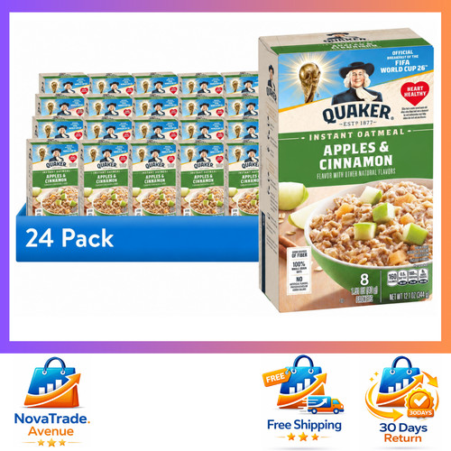 Quaker instant oatmeal apple - instant,