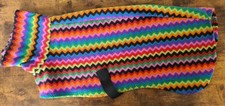 dog Snood jumper fleece house coat  whippet lurcher zigzag 23”