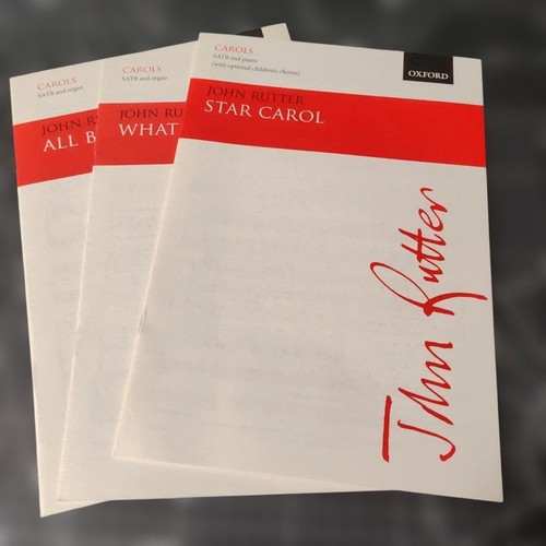 John rutter satb choral sheet - john,