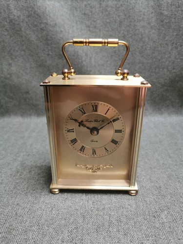 Vintage brass carrage mantle - vintage,