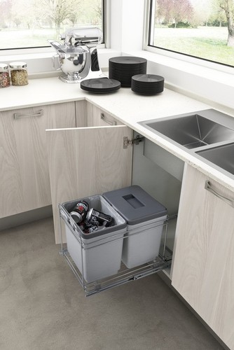 Pull out waste bin - waste, for