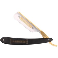 Rasoio a mano libera, ebano Dovo Open Scheermes 6/8" Ebbenhout Bismarck