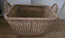 Large Sea Grass Basket  51 x 37 x 30 cm 
