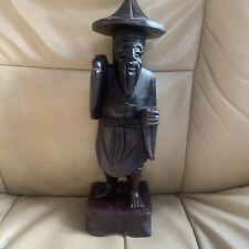 Oriental Carved Wood Elder Man