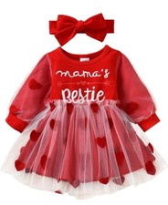 'Mama's Bestie' Baby Girl Long