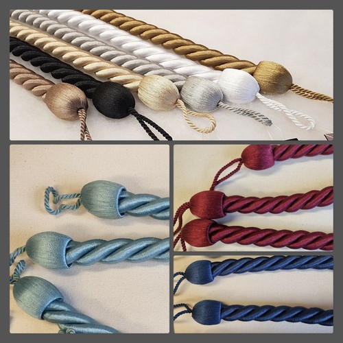 Medium rope curtain tiebacks - medium,