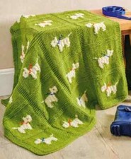 Scottie dog throw blanket