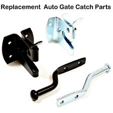 Replacement Strike Bar or Auto Gate Catch Latch Silver & Black Garden SCREWS
