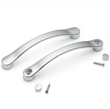 Shower Door Handles Chrome Effect Pack of 2 (4 halves for 2 doors) L045