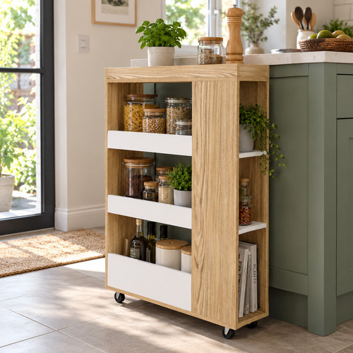 Kitchen trolley tier slim - trolley,