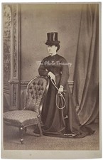 CDV LADY IN RIDING HABIT TOP