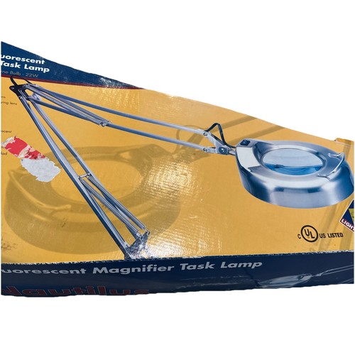 Chrome magnifying lamp - chrome,