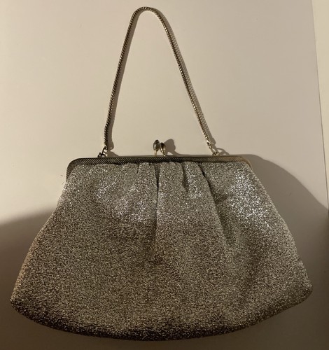 Vintage silver lame evening - vintage,