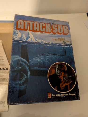 Avalon hill attack sub - attack, game