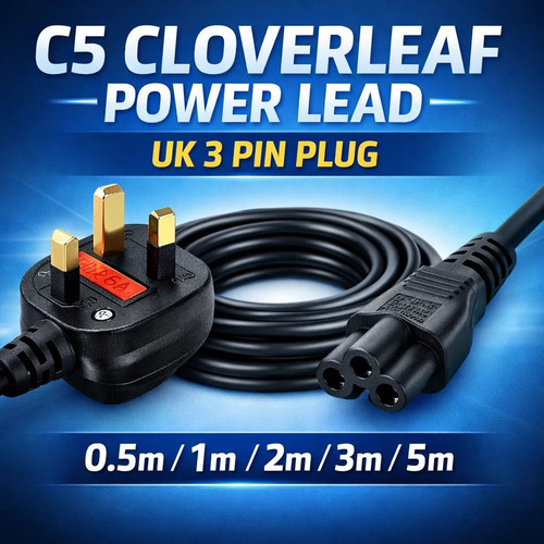 Cloverleaf laptop power - c5,