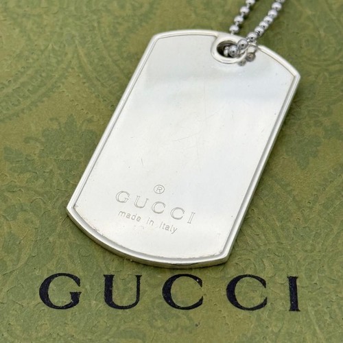 Gucci dog tag - tag, sv925