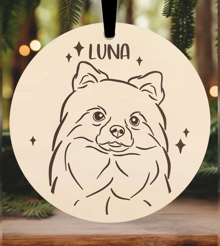 Pomeranian dog christmas - dog,