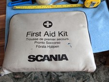 Scania Original First Aid Kit First Aid Bag. Dates From The 1980'S/90'S. Vintage