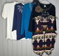 LOT OF 5 Womens Tops Sz Large