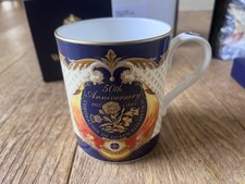 TWO Royal Worcester Mug 50th