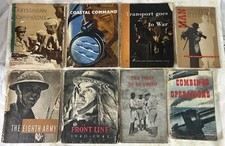 Vintage WW2 Booklets x 8, Original, The War Office, Ministry Of Information