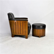 Alfred Stool For Club Armchair