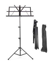 Metal Adjustable Sheet Music Stand Holder Folding Foldable WITH CARRY CASE BAG!